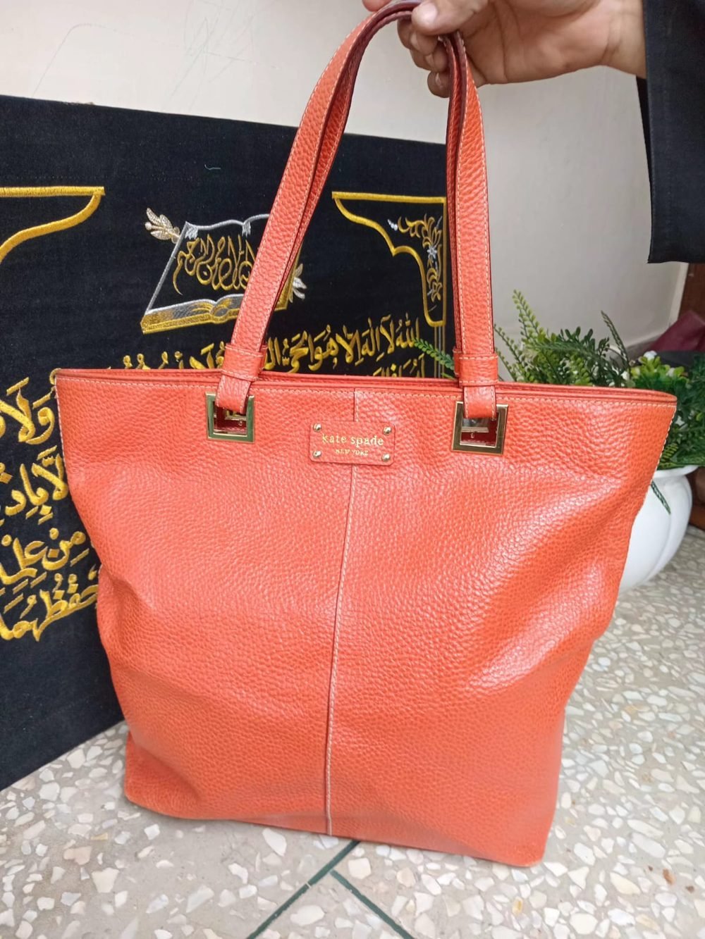 Kate Spade New York Tote in Coral - real photo
