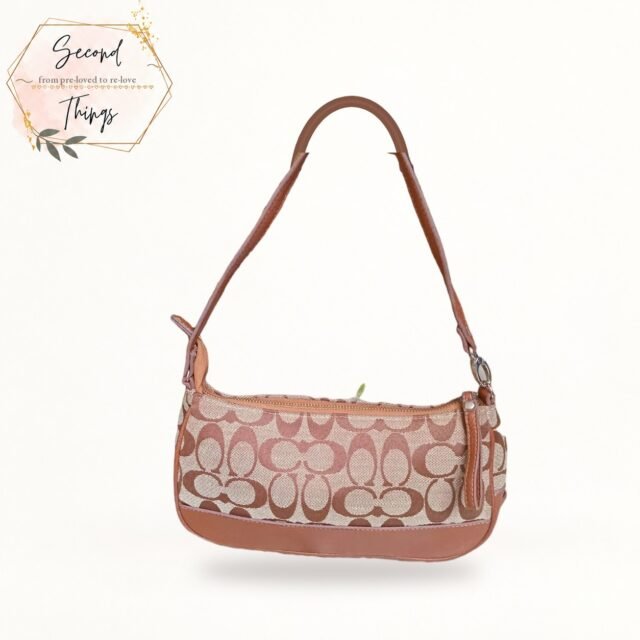 Coach Signature Baguette Shoulder Bag