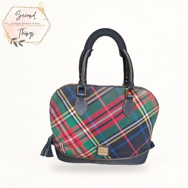 Dooney & Bourke Plaid Dome Satchel